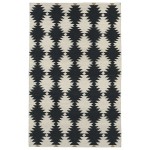 Kaleen Nomad Collection NOM02-02 Black Area Rug 3'6" x 5'6"