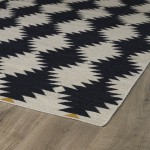 Kaleen Nomad Collection NOM02-02 Black Area Rug 5' x 8'