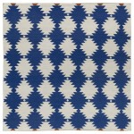 Kaleen Nomad Collection Bright Navy Runner 2'6" x 8'