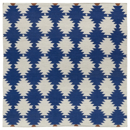 Kaleen Nomad Collection Bright Navy Runner 2'6" x 8'