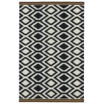 Kaleen Nomad Collection NOM04-02 Black Throw Rug 2' x 3'