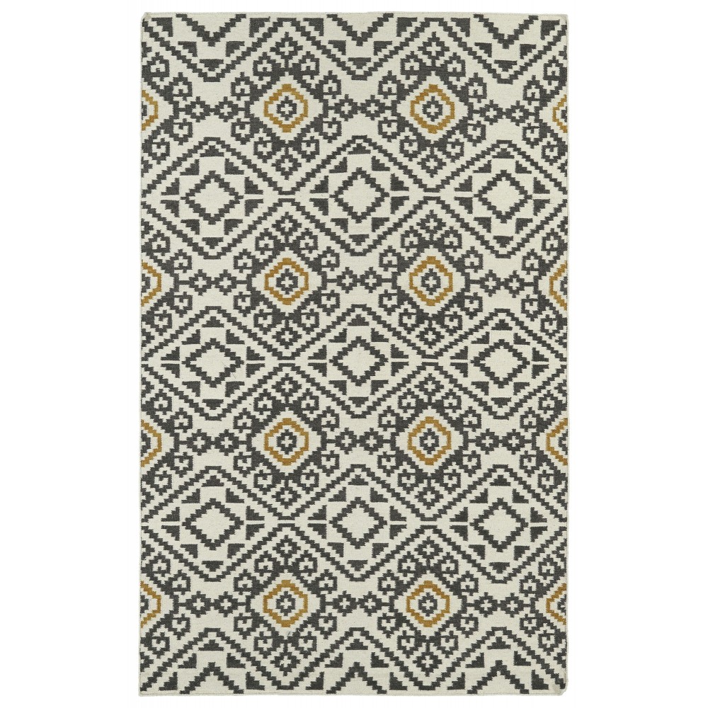 Kaleen Nomad Collection Light Charcoal Runner 2'6" x 8'