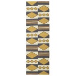 Kaleen Nomad Collection Bright Gold Area Rug 5' x 8'