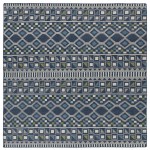 Kaleen Nomad Collection Dark Blue Area Rug 3'6" x 5'6"