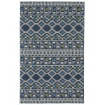Kaleen Nomad Collection Dark Blue Area Rug 8' x 8'