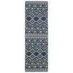 Kaleen Nomad Collection Dark Blue Area Rug 8' x 8'