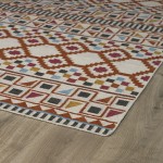 Kaleen Nomad Collection Bright Paprika Runner 2'6" x 8'