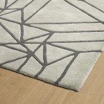 Kaleen Origami Collection Bright Mint Throw Rug 2' x 3'