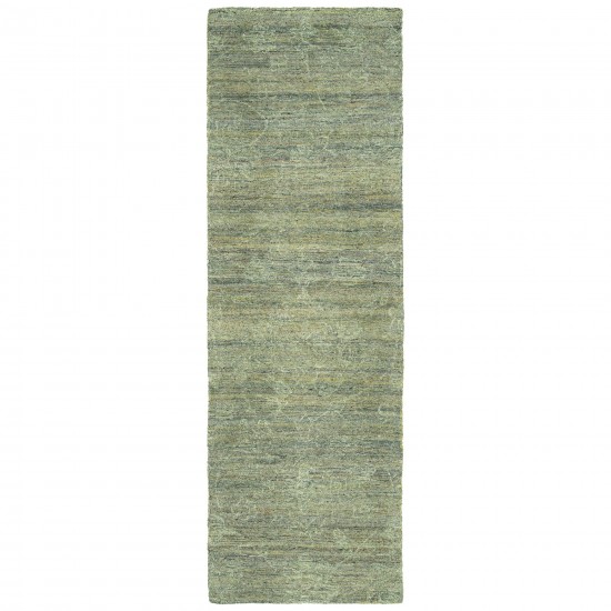 Kaleen Palladian Collection Dark Sage Runner 2'6 x 8'