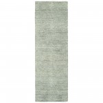 Kaleen Palladian Collection Silver Linen Runner 2'6 x 8'