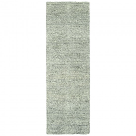 Kaleen Palladian Collection Silver Linen Area Rug 9' x 12'