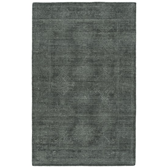 Kaleen Palladian Collection Dark Charcoal Throw Rug 2' x 3'