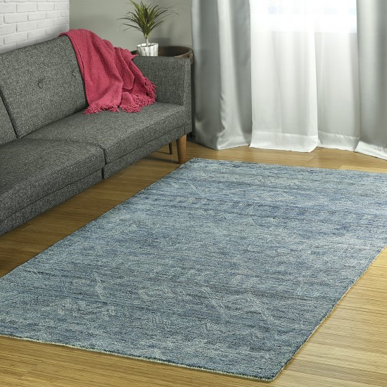 Kaleen Palladian Collection Dark Blue Throw Rug 2' x 3'