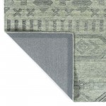 Kaleen Palladian Collection Silver Black Area Rug 4' x 6'