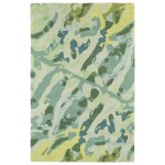 Kaleen Pastiche Collection Light Turquoise Throw Rug 2' x 3'