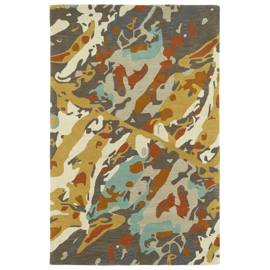 Kaleen Pastiche Collection Bright Multi Area Rug 5' x 7'9"