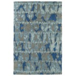 Kaleen Pastiche Collection Light Blue Throw Rug 2' x 3'