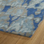 Kaleen Pastiche Collection Light Blue Throw Rug 2' x 3'