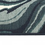 Kaleen Pianta Collection PTA01-91 Teal Area Rug 7'10 x 10'10"