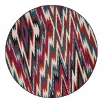 Kaleen Pianta Collection Multi Teal Area Rug 5'3" x 7'6"