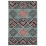 Kaleen Pianta Collection Dark Navy Area Rug 3'11" x 5'7"