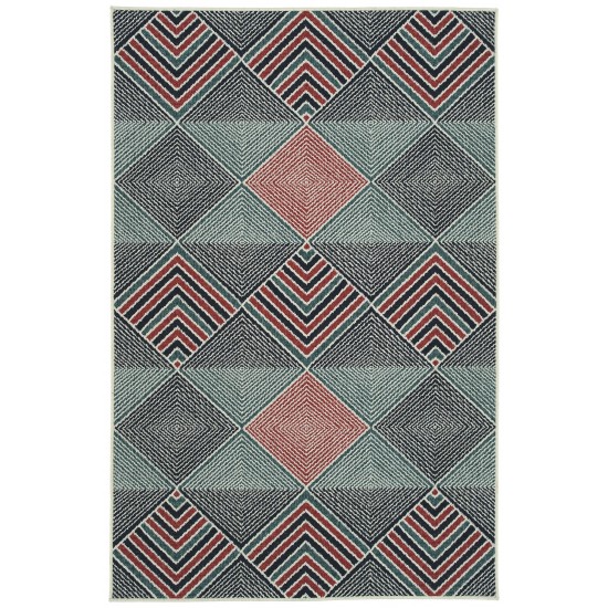 Kaleen Pianta Collection Dark Navy Area Rug 3'11" x 5'7"