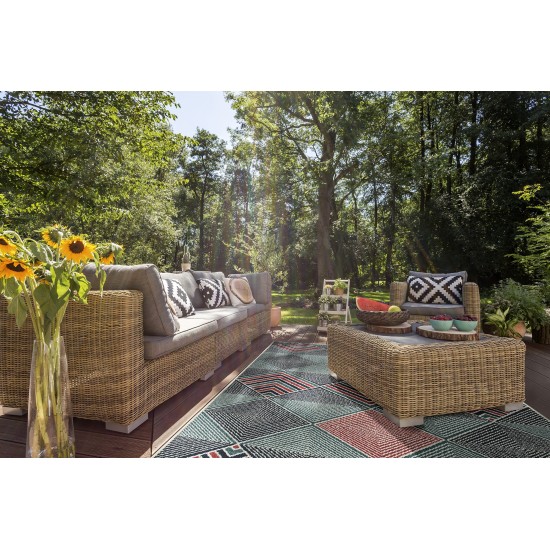 Kaleen Pianta Collection Dark Navy Area Rug 7'10" x 7'10"