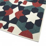 Kaleen Pianta Collection Multi Navy Area Rug 7'10 x 10'10"