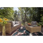 Kaleen Pianta Collection PTA06-91 Teal Area Rug 7'10 x 10'10"