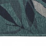 Kaleen Pianta Collection PTA07-91 Teal Area Rug 5'3" x 5'3"