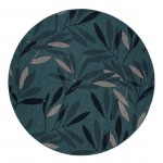 Kaleen Pianta Collection PTA07-91 Teal Area Rug 5'3" x 5'3"