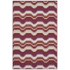 Kaleen Pianta Collection Red Pink Area Rug 5'3" x 5'3"
