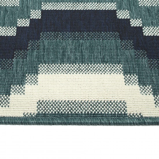 Kaleen Pianta Collection PTA08-91 Teal Runner 2'2" x 7'10"