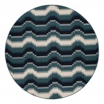 Kaleen Pianta Collection PTA08-91 Teal Runner 2'2" x 7'10"