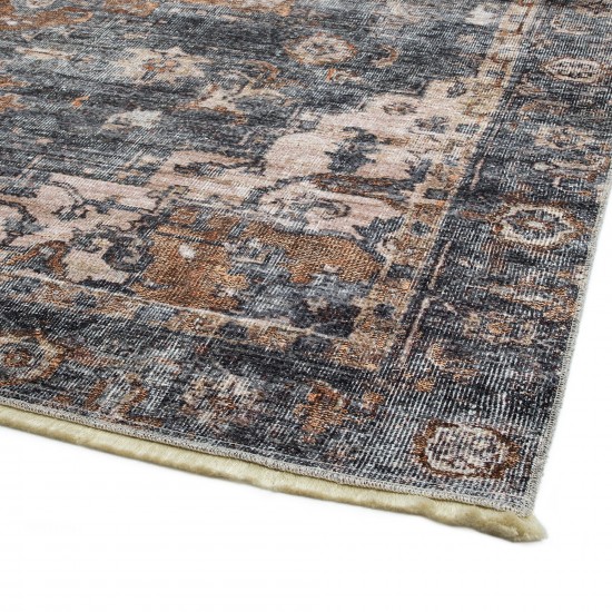 Kaleen Praia Collection Dark Gold Throw Rug 2' x 3'