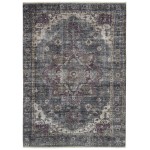 Kaleen Praia Collection Dark Charcoal Area Rug 7'10" x 9'6"