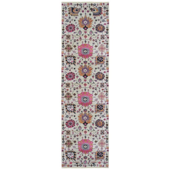 Kaleen Praia Collection Bright Ivory Area Rug 9'3" x 11'6