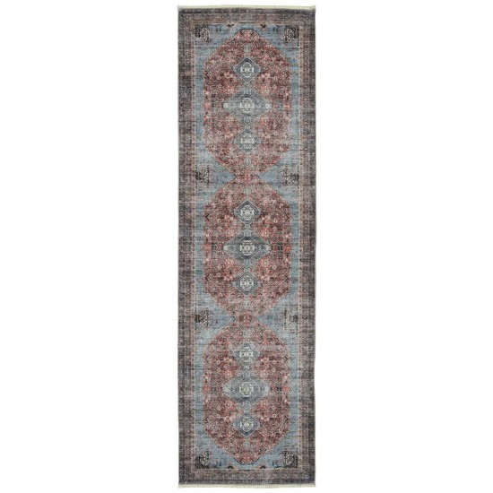 Kaleen Praia Collection Dark Rust Throw Rug 2' x 3'