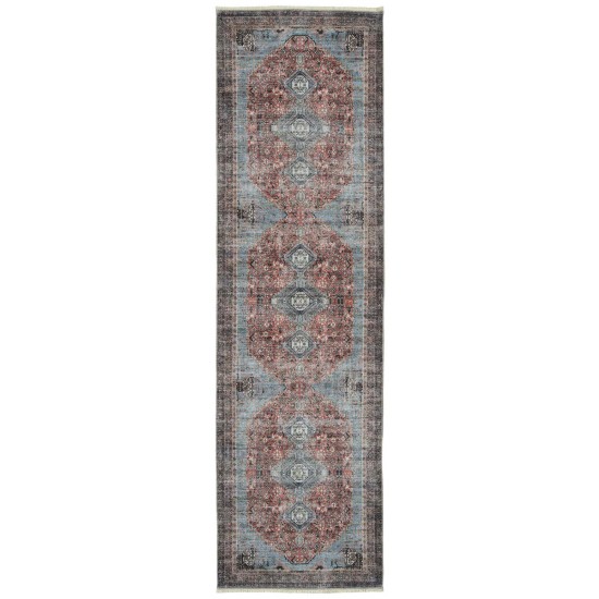 Kaleen Praia Collection Dark Rust Runner 2'7" x 9'