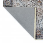 Kaleen Praia Collection Silver Blue Area Rug 5'1" x 7'