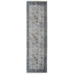 Kaleen Praia Collection Silver Blue Area Rug 5'1" x 7'