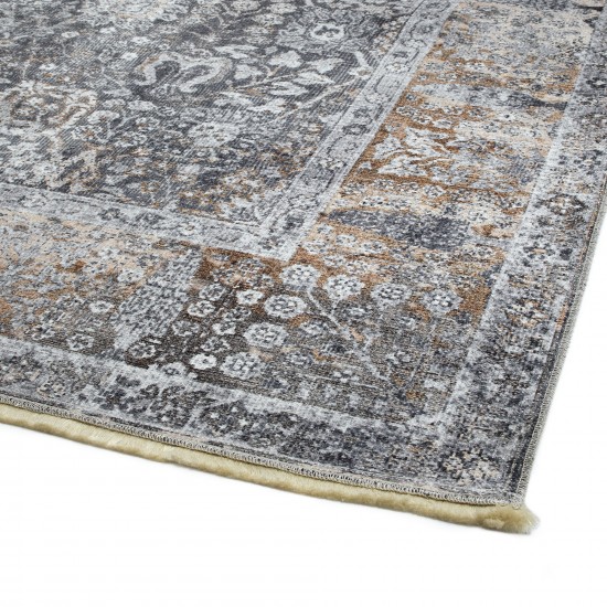 Kaleen Praia Collection PRA05-75 Grey Throw Rug 2' x 3'