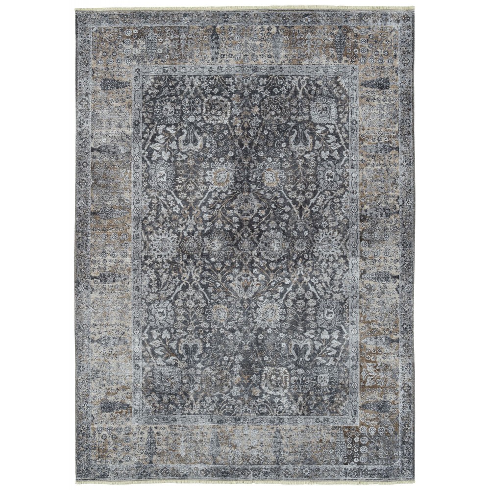 Kaleen Praia Collection PRA05-75 Grey Area Rug 5'1" x 7'