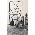 Kaleen Praia Collection PRA05-75 Grey Area Rug 5'1" x 7'