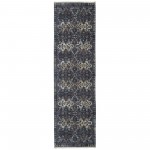 Kaleen Praia Collection Dark Navy Throw Rug 2' x 3'