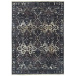 Kaleen Praia Collection Dark Navy Area Rug 5'1" x 7'