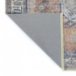 Kaleen Praia Collection Rust LtBlue Area Rug 5'1" x 7'