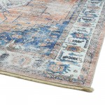 Kaleen Praia Collection Rust LtBlue Area Rug 7'10" x 9'6"