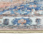 Kaleen Praia Collection Rust LtBlue Area Rug 7'10" x 9'6"