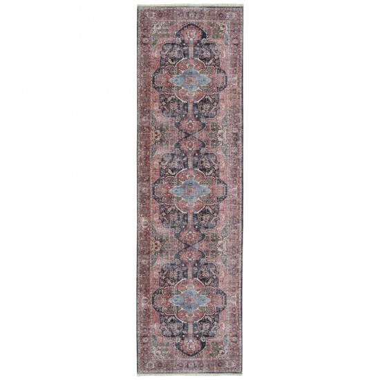 Kaleen Praia Collection Light Red Area Rug 5'1" x 7'